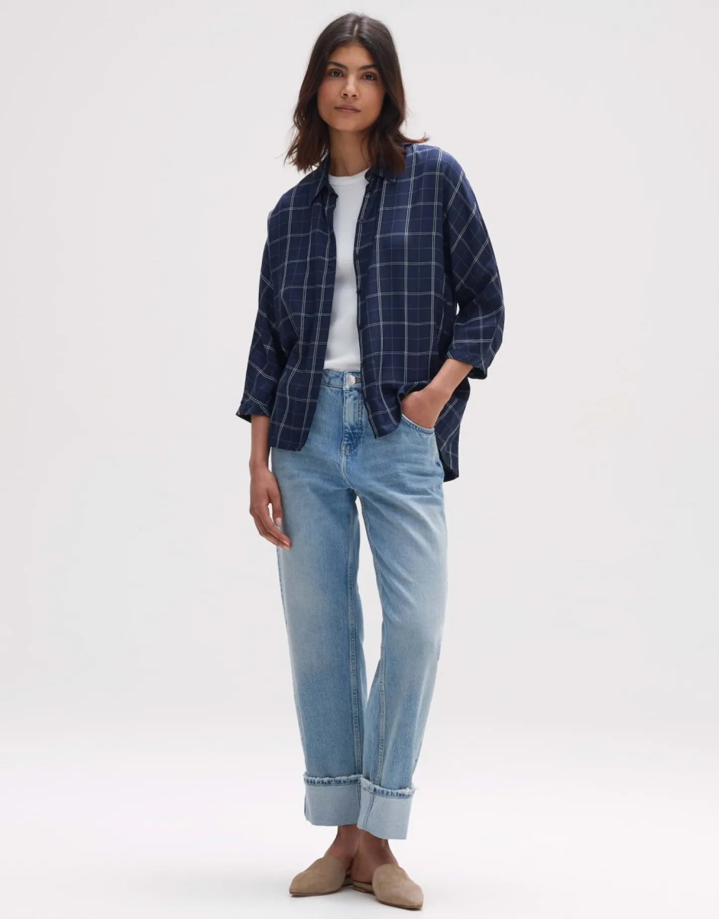 blouse_met_lange_mouwen_f_4-8.webp Frau someday Fashion Blouses>Blouse Met Lange Mouwen Fudo Modern