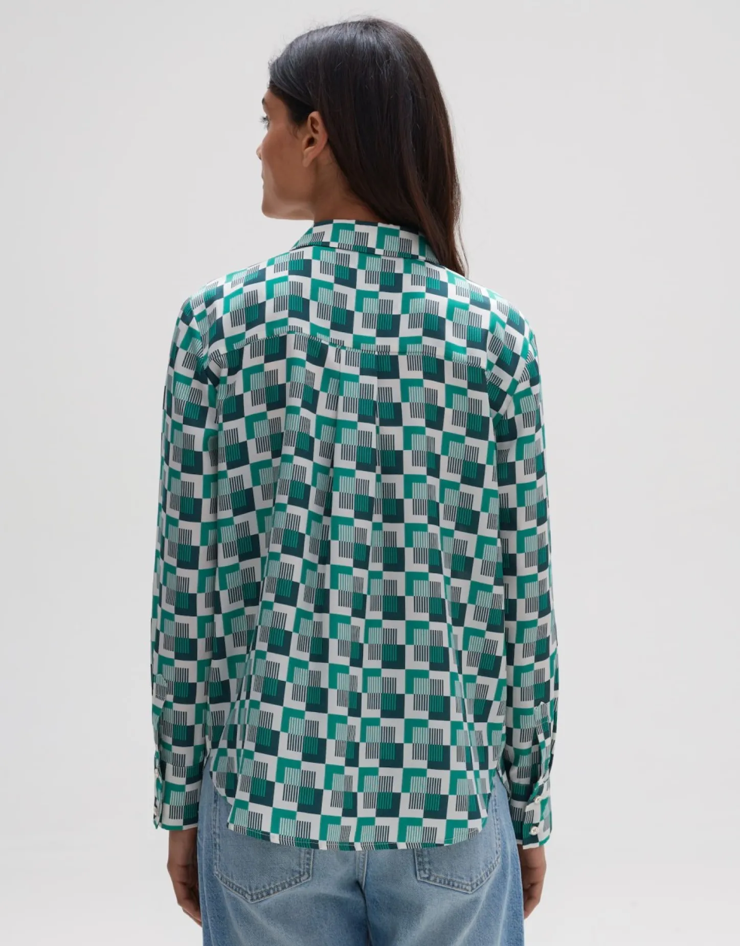 blouse_met_print_falkine__2-3.webp Frau someday Fashion Blouses>Blouse Met Print Falkine Retro