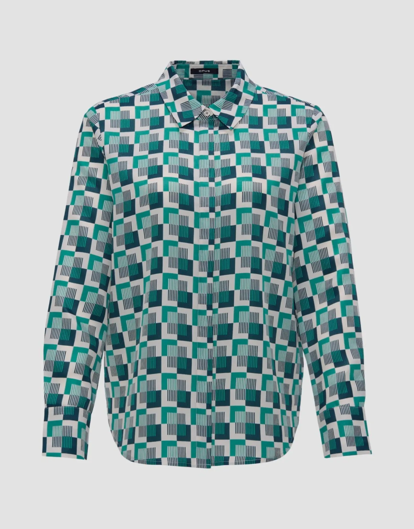 blouse_met_print_falkine__5-3.webp Frau someday Fashion Blouses>Blouse Met Print Falkine Retro