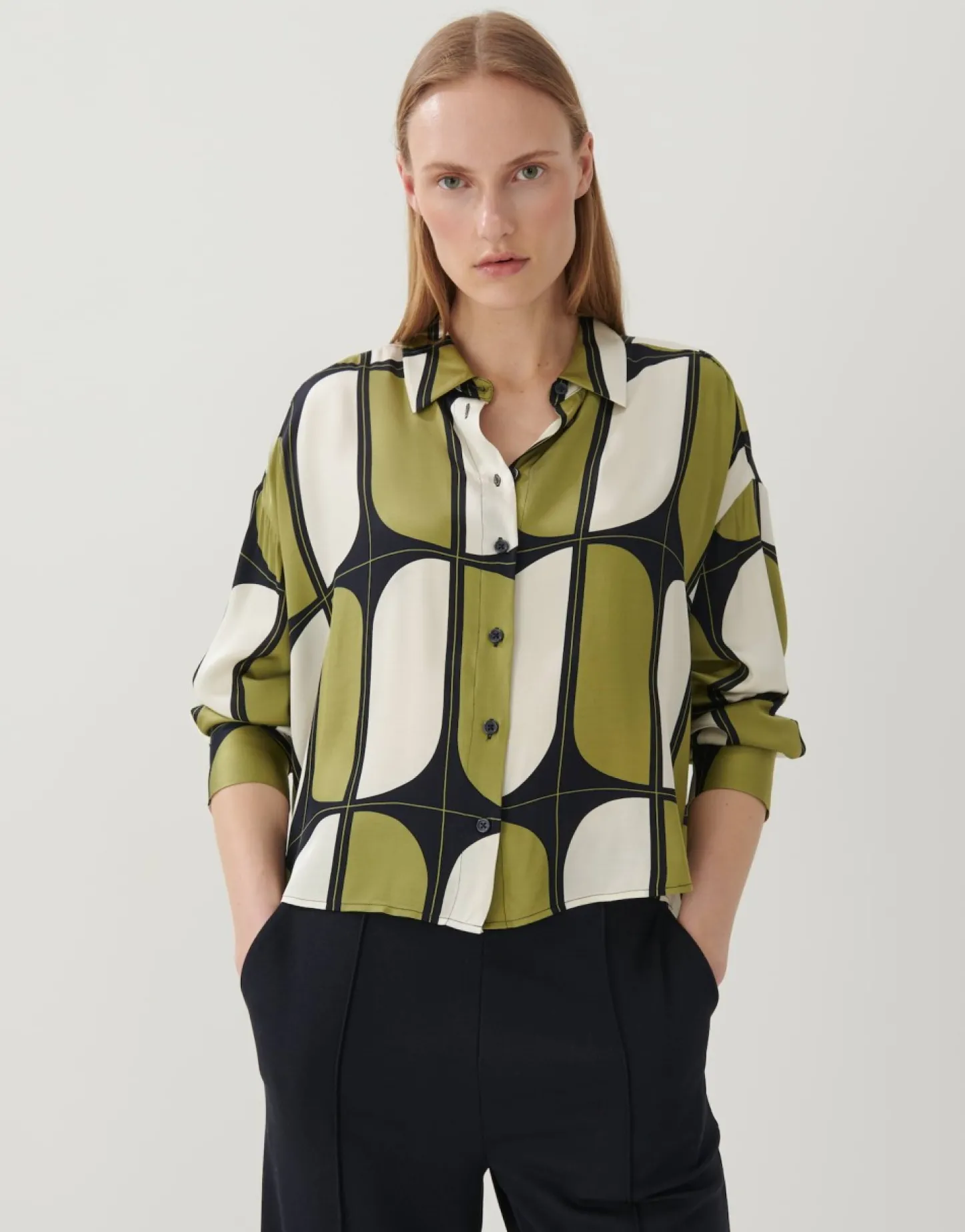 blouse_met_print_zilako_0.webp Frau someday Fashion Blouses>Blouse Met Print Zilako
