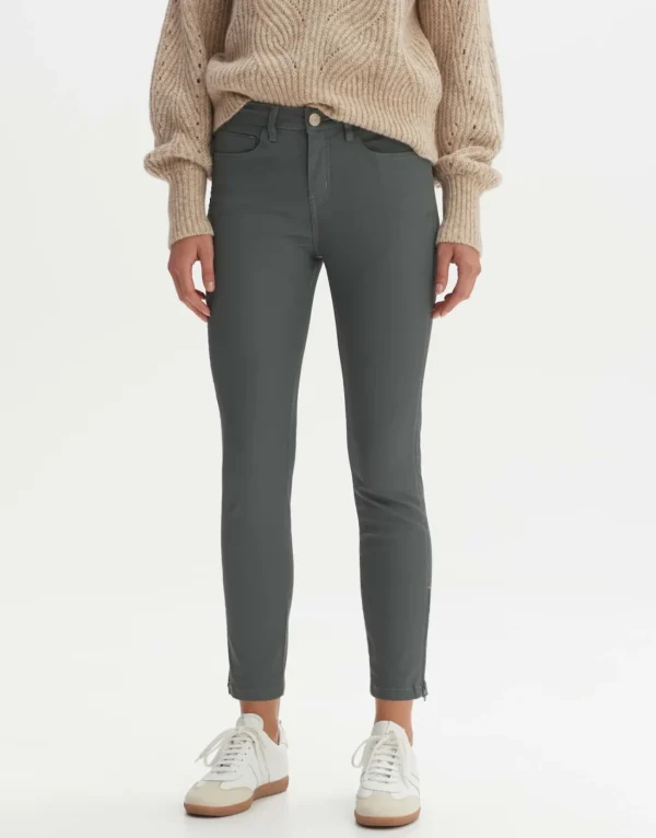 Frau someday Fashion Broeken>Coated Jeans Emily Zip