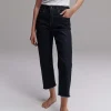 Frau someday Fashion Jeans>Cropped Straight Jeans Momito