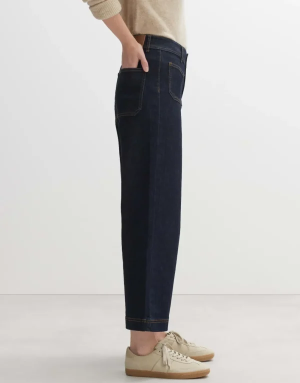 Frau someday Fashion Jeans>Cropped Wide Jeans Macona Blue