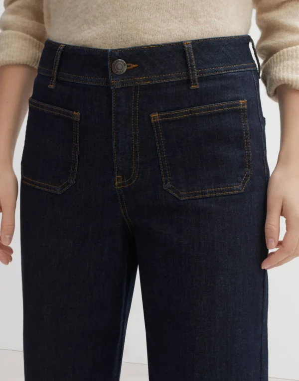 Frau someday Fashion Jeans>Cropped Wide Jeans Macona Blue