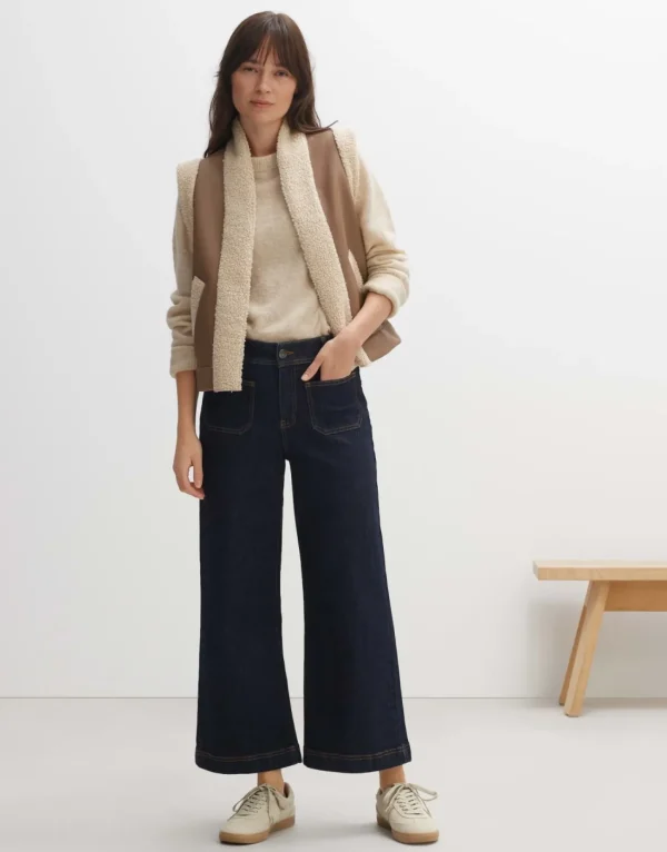 Frau someday Fashion Jeans>Cropped Wide Jeans Macona Blue