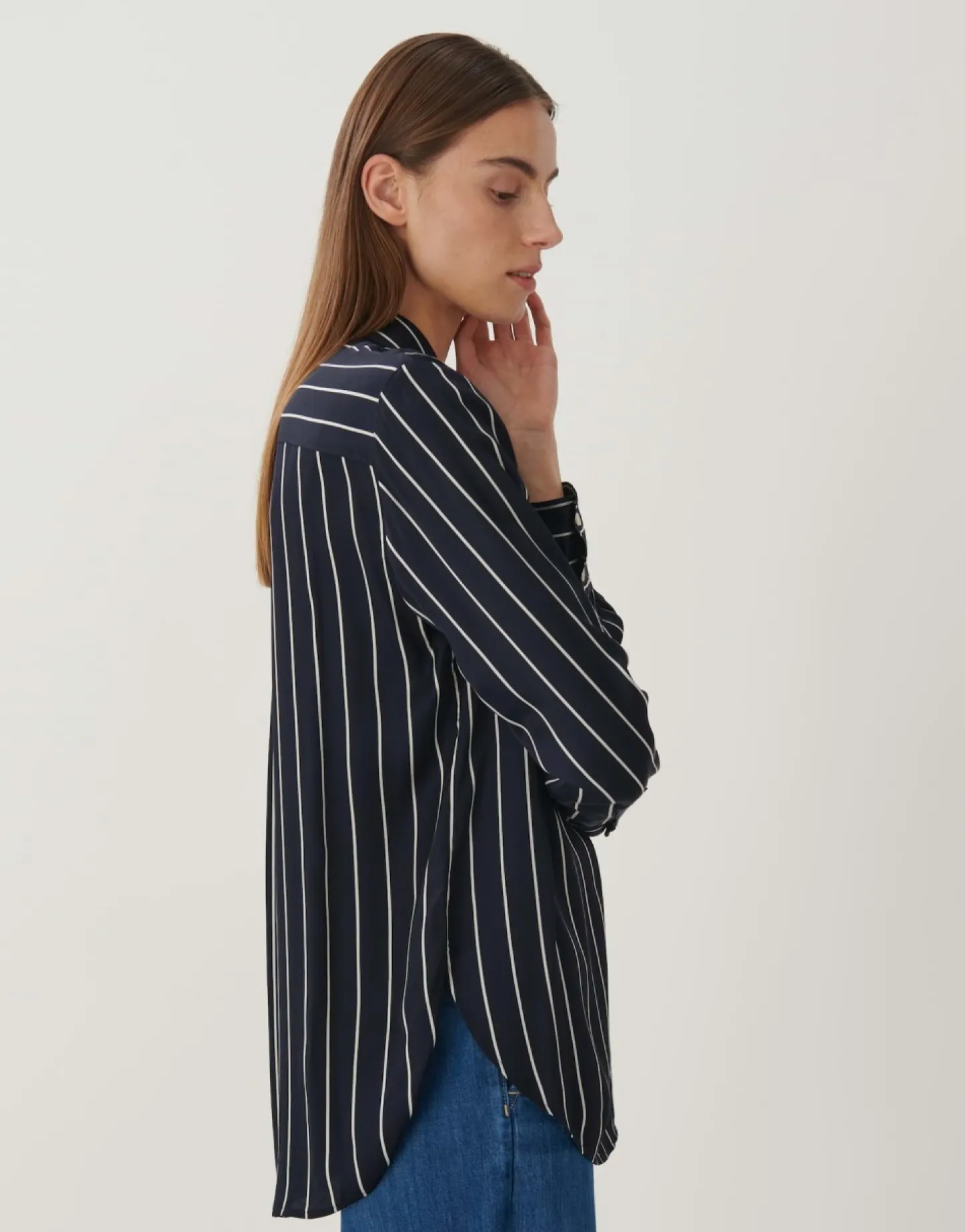 gestreepte_blouse_zisabel_3.webp Frau someday Fashion Blouses>Gestreepte Blouse Zisabel Bold