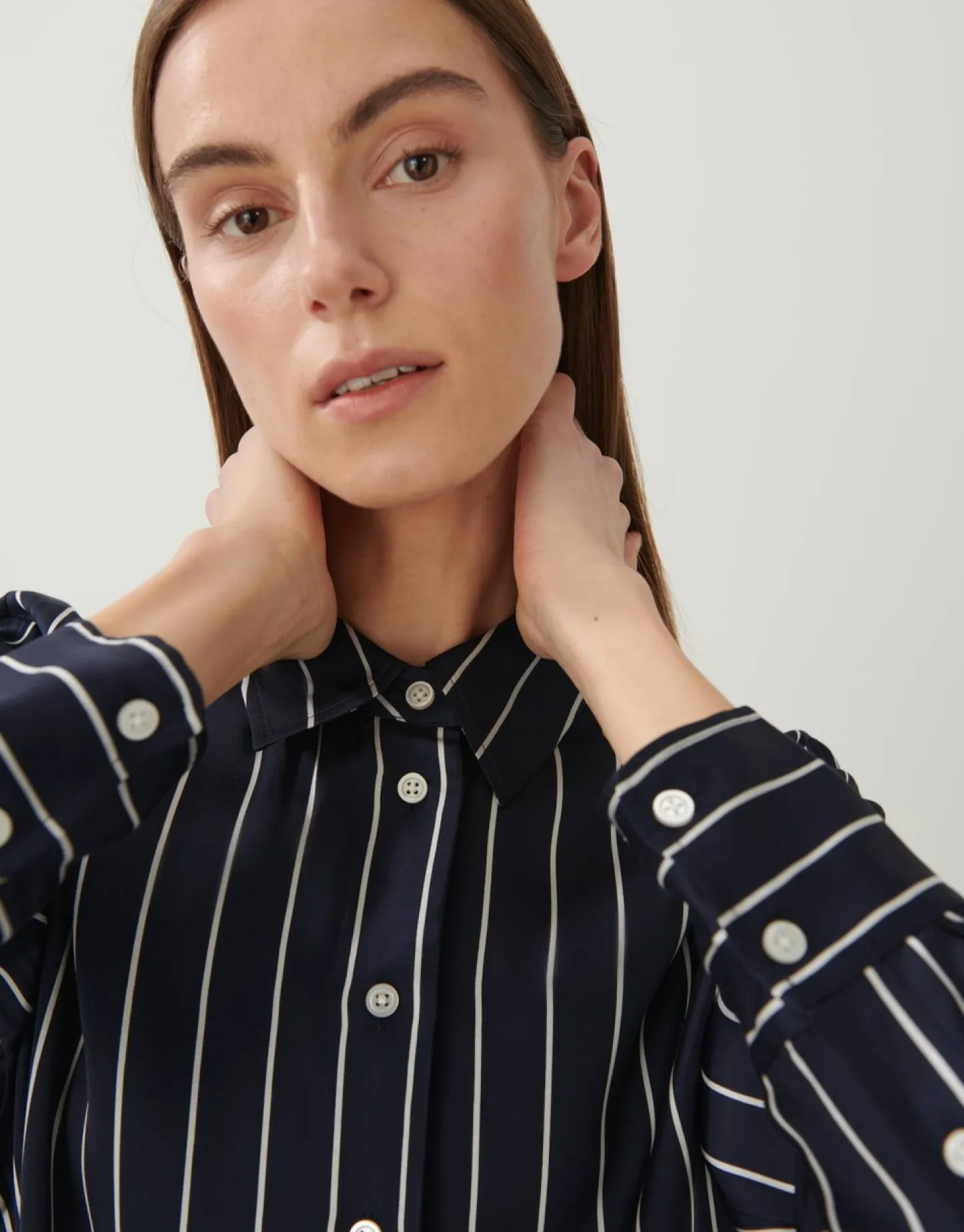 gestreepte_blouse_zisabel_4.webp Frau someday Fashion Blouses>Gestreepte Blouse Zisabel Bold