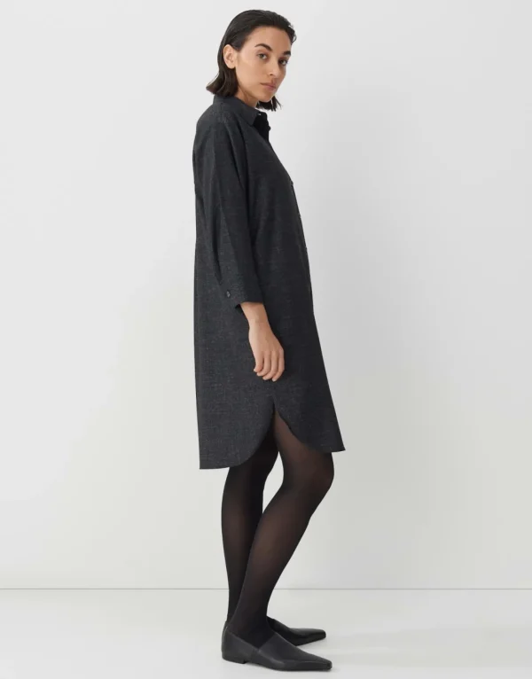 Frau someday Fashion Jurken Rokken>Overhemdjurk Quarolin Texture