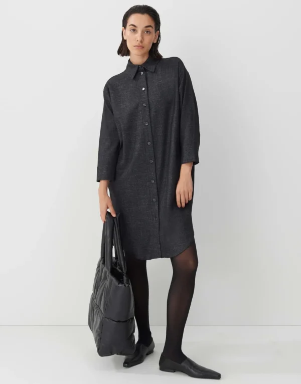 Frau someday Fashion Jurken Rokken>Overhemdjurk Quarolin Texture